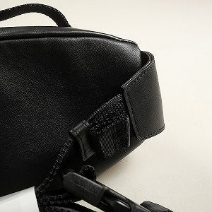 SUPREME シュプリーム 24AW Leather Waist Bag Black ウエストバッグ 黒 Size 【フリー】 【新古品・未使用品】 20819251