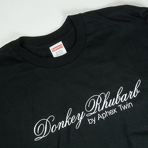 SUPREME シュプリーム ×Aphex Twin 25SS Donky Rhubarb L/S Tee Black ロンT 黒 Size 【L】 【新古品・未使用品】 20819275