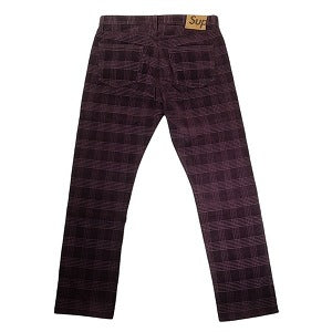 SUPREME シュプリーム Corduroy Plaid Pant パンツ バーガンディー Size 【W34】 【中古品-非常に良い】 20819289