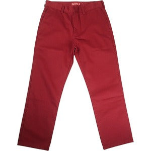 SUPREME シュプリーム Work Pant Red ワークパンツ 赤 Size 【W32】 【新古品・未使用品】 20819290