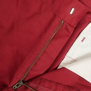 SUPREME シュプリーム Work Pant Red ワークパンツ 赤 Size 【W32】 【新古品・未使用品】 20819290