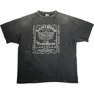 SAINT MICHAEL セント マイケル × NEIGHBORHOOD STHD . SS TEE FEARLESS / BLACK Tシャツ 黒 Size 【L】 【新古品・未使用品】 20819312