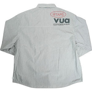 WTAPS ダブルタップス 23AW BROADCLOTH TEXTILE PROTECT 長袖シャツ 白黒 Size 【M】 【中古品-非常に良い】 20819320