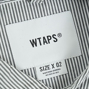 WTAPS ダブルタップス 23AW BROADCLOTH TEXTILE PROTECT 長袖シャツ 白黒 Size 【M】 【中古品-非常に良い】 20819320