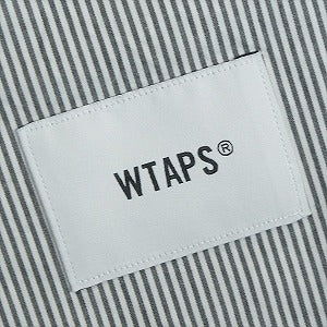 WTAPS ダブルタップス 23AW BROADCLOTH TEXTILE PROTECT 長袖シャツ 白黒 Size 【M】 【中古品-非常に良い】 20819320