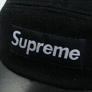 SUPREME シュプリーム Wool Leather Visor Camp Cap キャンプキャップ 黒 Size 【フリー】 【中古品-良い】 20819340