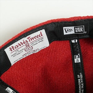 SUPREME シュプリーム ×Harris Tweed 09AW Box Logo New Era ニューエラキャップ 赤 Size 【7　5/8(XL)】 【新古品・未使用品】 20819350