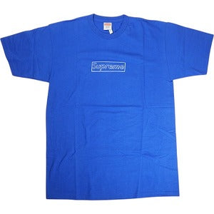 SUPREME シュプリーム ×KAWS Box Logo Tee Royal Tシャツ 青 Size 【L】 【新古品・未使用品】 20819360