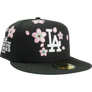 村上隆 ムラカミタカシ ×MLB World Tour Tokyo Series 2025 New Era 59Fifty Dodgers Strapback Hat キャップ 黒 Size 【7　1/2(L)】 【新古品・未使用品】 20819444