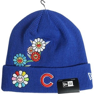 村上隆 ムラカミタカシ ×MLB World Tour Tokyo Series 2025 New Era 6 Dart Cubs Cuff Beanie ビーニー 青 Size 【フリー】 【新古品・未使用品】 20819446