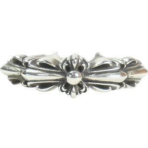 CHROME HEARTS クロム・ハーツ BABY CLSC-DBL FLRL CRS OPEN RING SLV リング 銀 Size 【8号】 【新古品・未使用品】 20819449
