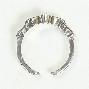 CHROME HEARTS クロム・ハーツ BABY CLSC-DBL FLRL CRS OPEN RING SLV リング 銀 Size 【8号】 【新古品・未使用品】 20819449