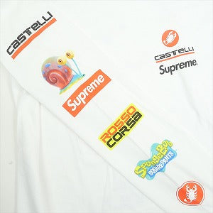 SUPREME シュプリーム ×SpongeBob SquarePants ×Castelli 25SS Racing L/S Tee White ロンT 白 Size 【M】 【新古品・未使用品】 20819488