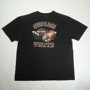 VINTAGE ヴィンテージ Harley Davidson Wolf Dice Texas Tee Tシャツ 黒 Size 【XXL】 【中古品-良い】 20819489