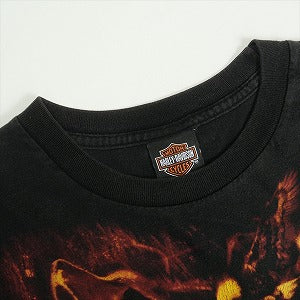 VINTAGE ヴィンテージ Harley Davidson Wolf Dice Texas Tee Tシャツ 黒 Size 【XXL】 【中古品-良い】 20819489