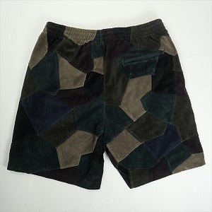 SUPREME シュプリーム 25SS Patchwork Velour Short Dark Navy パッチワークベロアショーツ 紺 Size 【M】 【新古品・未使用品】 20819502