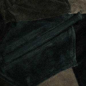 SUPREME シュプリーム 25SS Patchwork Velour Short Dark Navy パッチワークベロアショーツ 紺 Size 【M】 【新古品・未使用品】 20819502