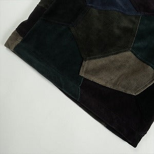 SUPREME シュプリーム 25SS Patchwork Velour Short Dark Navy パッチワークベロアショーツ 紺 Size 【M】 【新古品・未使用品】 20819502