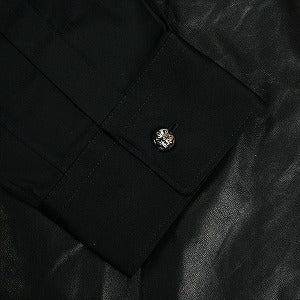 CHROME HEARTS クロム・ハーツ ×COMME des GARCONS CDG CH DTLS ADDED SHIRT BLACK 長袖シャツ 黒 Size 【L】 【新古品・未使用品】 20819507