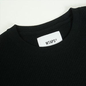 WTAPS ダブルタップス 22SS WAFFLE LS BLACK ロンT 黒 Size 【L】 【中古品-非常に良い】 20819520