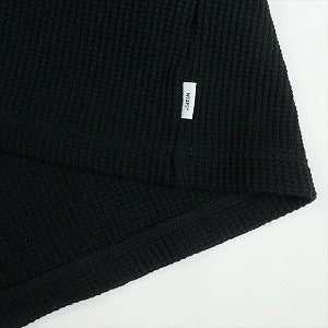 WTAPS ダブルタップス 22SS WAFFLE LS BLACK ロンT 黒 Size 【L】 【中古品-非常に良い】 20819520