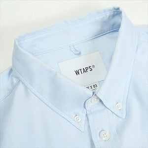 WTAPS ダブルタップス 23SS REPO 02 SS 半袖シャツ 青 Size 【L】 【中古品-非常に良い】 20819524