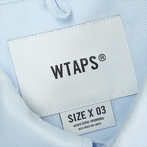 WTAPS ダブルタップス 23SS REPO 02 SS 半袖シャツ 青 Size 【L】 【中古品-非常に良い】 20819524