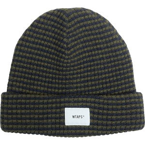 WTAPS ダブルタップス 20AW BEANIE 02 ビーニー カーキ Size 【フリー】 【中古品-良い】 20819536
