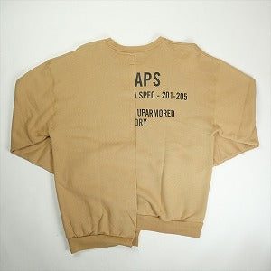 WTAPS ダブルタップス 21SS RAGS CREW NECK クルーネックスウェット タン Size 【M】 【中古品-良い】 20819540