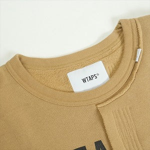 WTAPS ダブルタップス 21SS RAGS CREW NECK クルーネックスウェット タン Size 【M】 【中古品-良い】 20819540