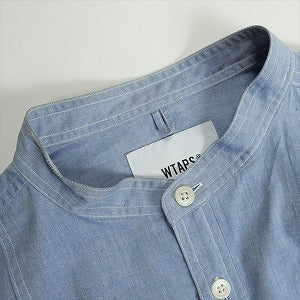 WTAPS ダブルタップス 21SS B/B LS 長袖シャツ 水色 Size 【M】 【中古品-良い】 20819542