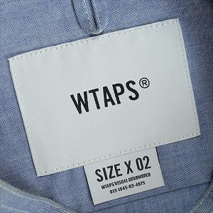 WTAPS ダブルタップス 21SS B/B LS 長袖シャツ 水色 Size 【M】 【中古品-良い】 20819542