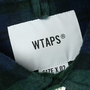 WTAPS ダブルタップス 19AW UNION LS SHIRT 長袖シャツ 緑 Size 【M】 【中古品-良い】 20819544
