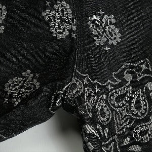 SUPREME シュプリーム 25SS Bandana Jacquard Denim Hooded Work Jacket Black デニムジャケット 黒 Size 【L】 【新古品・未使用品】 20819626