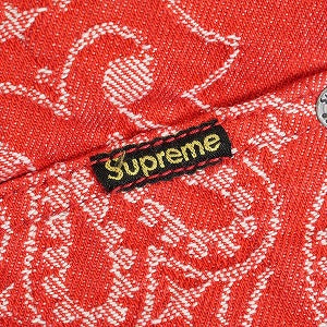 SUPREME シュプリーム 25SS Bandana Jacquard Denim Hooded Work Jacket Red デニムジャケット 赤 Size 【M】 【新古品・未使用品】 20819627