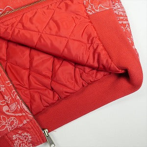 SUPREME シュプリーム 25SS Bandana Jacquard Denim Hooded Work Jacket Red デニムジャケット 赤 Size 【M】 【新古品・未使用品】 20819627