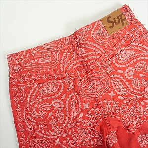 SUPREME シュプリーム 25SS Bandana Jacquard Baggy Jean Red デニムパンツ 赤 Size 【32】 【新古品・未使用品】 20819630