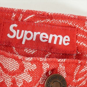 SUPREME シュプリーム 25SS Bandana Jacquard Baggy Jean Red デニムパンツ 赤 Size 【32】 【新古品・未使用品】 20819630