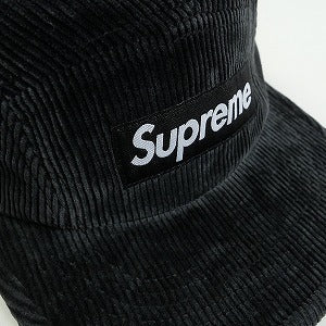 SUPREME シュプリーム 25SS Corduroy Camp Cap Black コーデュロイキャンプキャップ 黒 Size 【フリー】 【新古品・未使用品】 20819633