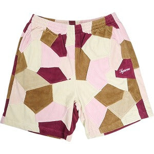 SUPREME シュプリーム 25SS Patchwork Velour Short Tan パッチワークベロアショーツ タン Size 【M】 【新古品・未使用品】 20819634