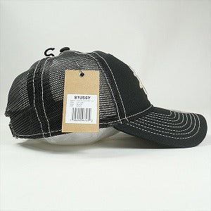 STUSSY ステューシー ×NEW ERA 9TWENTY 25SS WASHED BASIC TRUCKER BLACK メッシュキャップ 黒 Size 【フリー】 【新古品・未使用品】 20819669