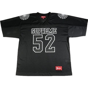 SUPREME シュプリーム 24SS Spiderweb Football Jersey Black フットボールトップ 黒 Size 【XL】 【新古品・未使用品】 20819685