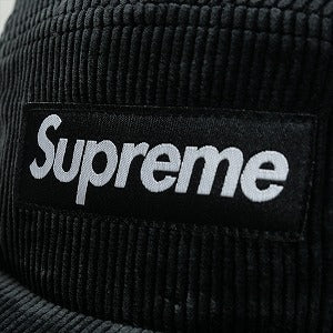 SUPREME シュプリーム 25SS Corduroy Camp Cap Black キャンプキャップ 黒 Size 【フリー】 【新古品・未使用品】 20819704