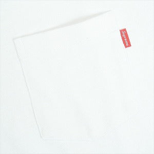 SUPREME シュプリーム Pocket Tee White Tシャツ 白 Size 【S】 【中古品-非常に良い】 20819724