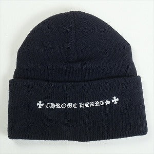 CHROME HEARTS クロム・ハーツ WATCH CAP MULTI CH PLUS NAVY/WHITE ビーニー 紺 Size 【フリー】 【新古品・未使用品】 20819749