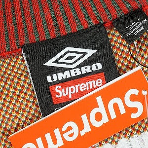 SUPREME シュプリーム ×Umbro 25SS Zip Up Sweater Red セーター 赤 Size 【L】 【新古品・未使用品】 20819758