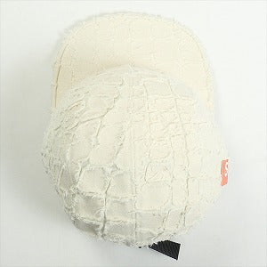 SUPREME シュプリーム 25SS Frayed Croc Denim Camp Cap Natural キャンプキャップ ナチュラル Size 【フリー】 【新古品・未使用品】 20819824