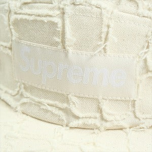 SUPREME シュプリーム 25SS Frayed Croc Denim Camp Cap Natural キャンプキャップ ナチュラル Size 【フリー】 【新古品・未使用品】 20819824