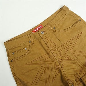 SUPREME シュプリーム 25SS Stars Topstitch Baggy Jean Brown デニムパンツ 茶 Size 【W32】 【新古品・未使用品】 20819826