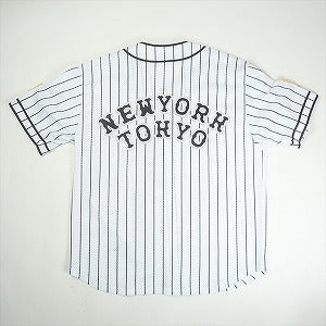 SUPREME シュプリーム ×Homerun 25SS Baseball jersey Stripe ベースボールジャージ 白黒 Size 【M】 【新古品・未使用品】 20819828